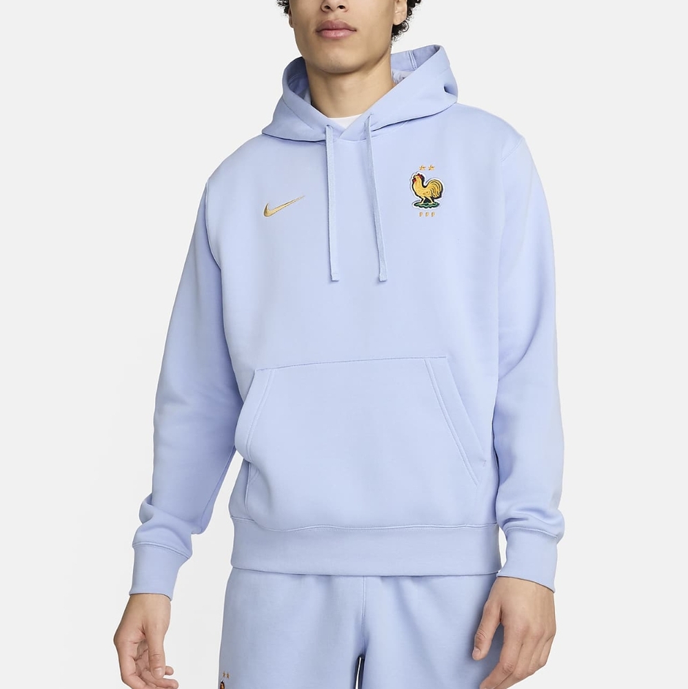 NIKE Men's Football Pullover Hoodie FFF Club French Football Fed Medium NWT